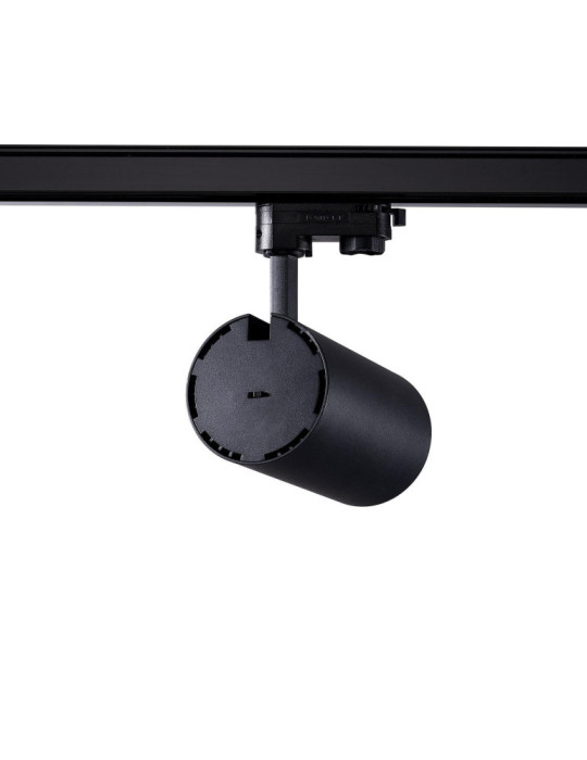 Spot LED sur Rail Triphasé 40W d'Angelo CCT PHILIPS Xitanium 15-36º Noir