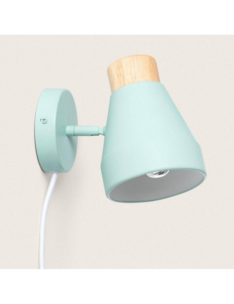 Lampe Murale Métal et Bois Lypo