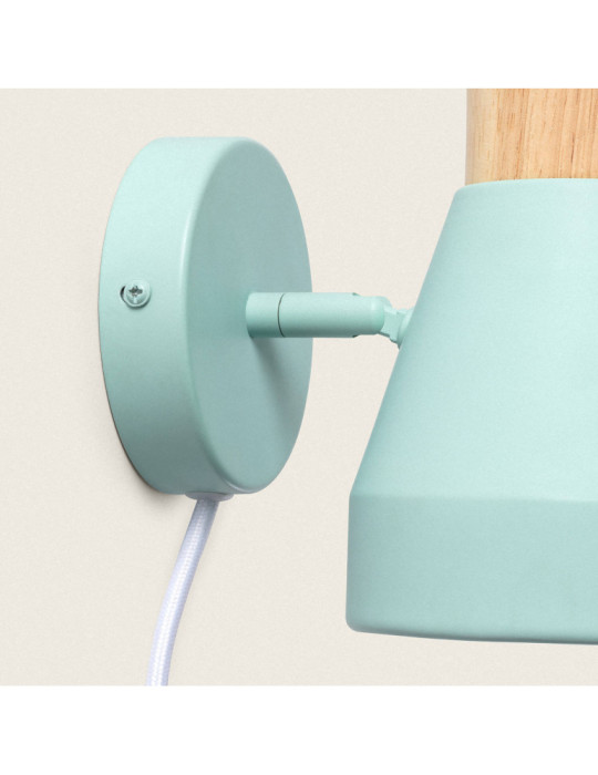 Lampe Murale Métal et Bois Lypo