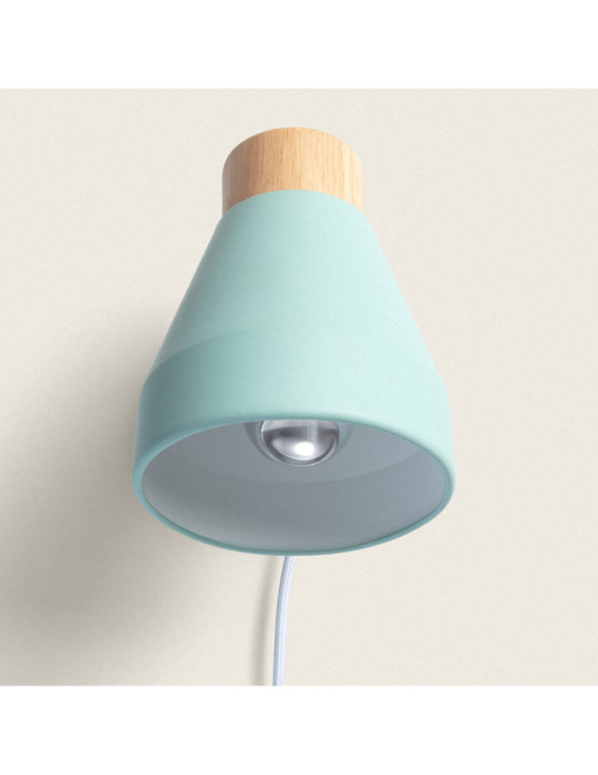 Lampe Murale Métal et Bois Lypo