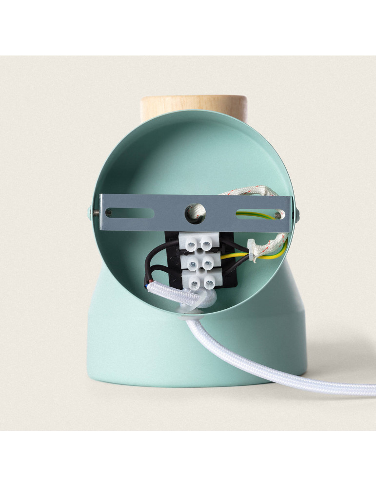 Lampe Murale Métal et Bois Lypo