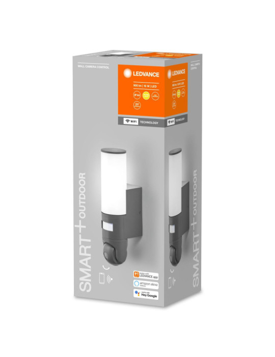 Lampe Murale LED 16W 60 lm/W avec Caméra et Détecteur Smart+ WiFi IP44 LEDVANCE 4058075564602