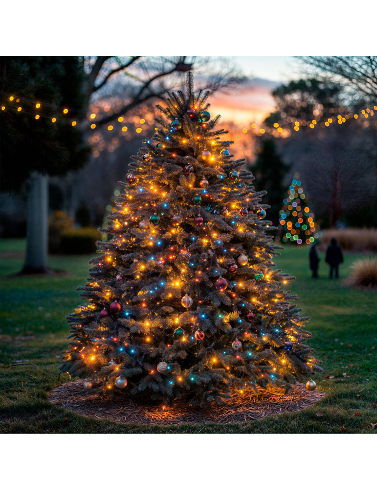 Guirlande LED Extérieure Solaire RGB Kentia 50LED 7m