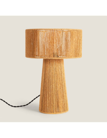 Lampe à Poser Papier Tressé Kalla Lilium