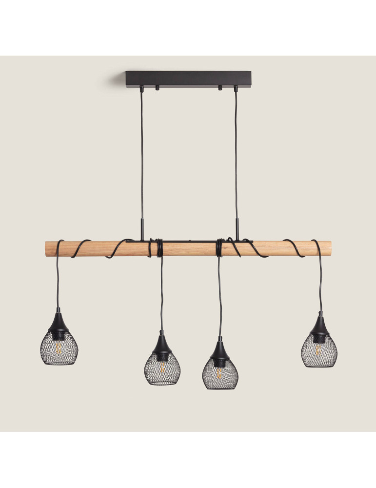 Suspension Métal et Bois Monah