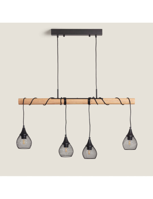Suspension Métal et Bois Monah