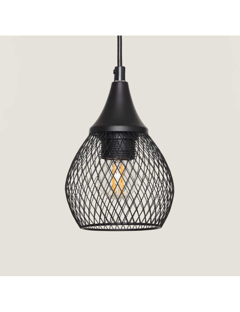 Suspension Métal et Bois Monah