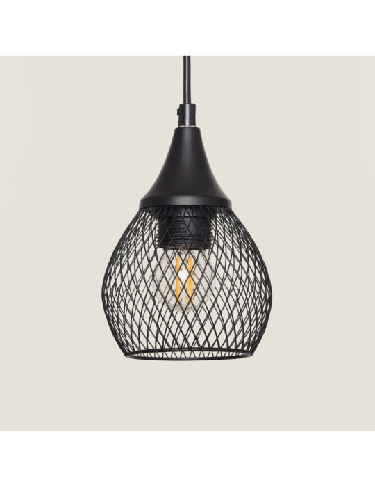 Suspension Métal et Bois Monah