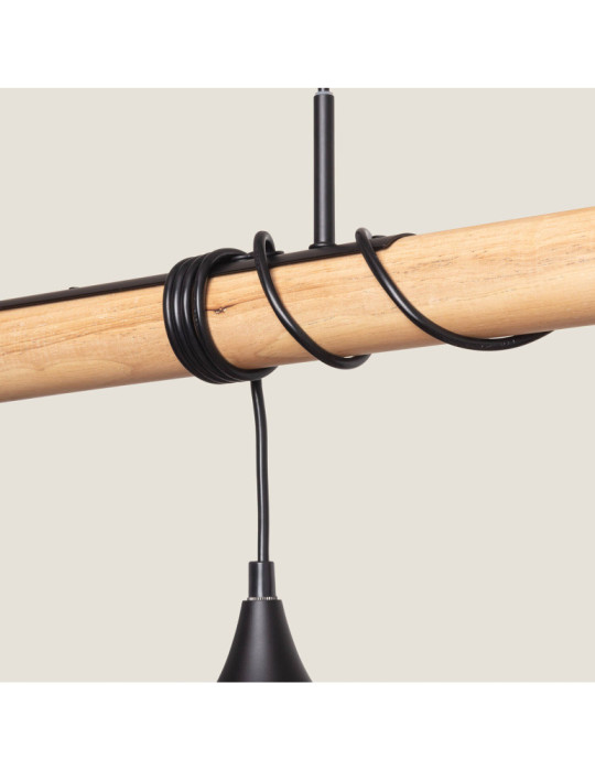 Suspension Métal et Bois Monah