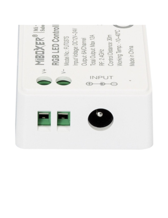 Contrôleur Variateur RGB 12/24V DC + Télécommande RF 4 Zones MiBoxer