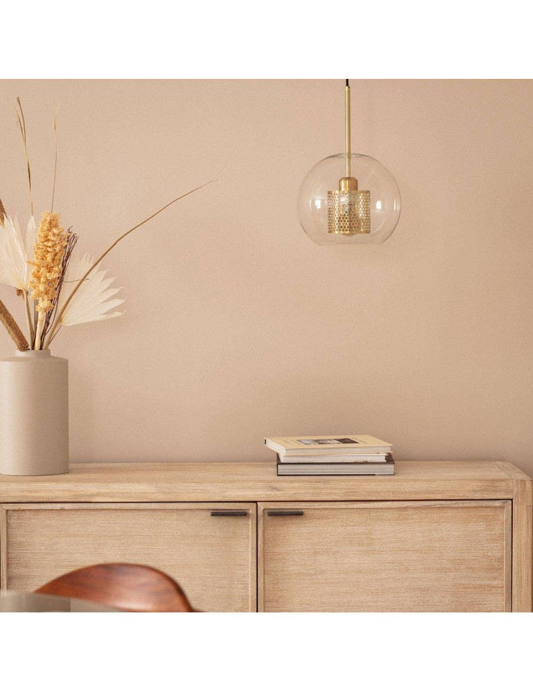 Suspension Métal et Verre Julieta