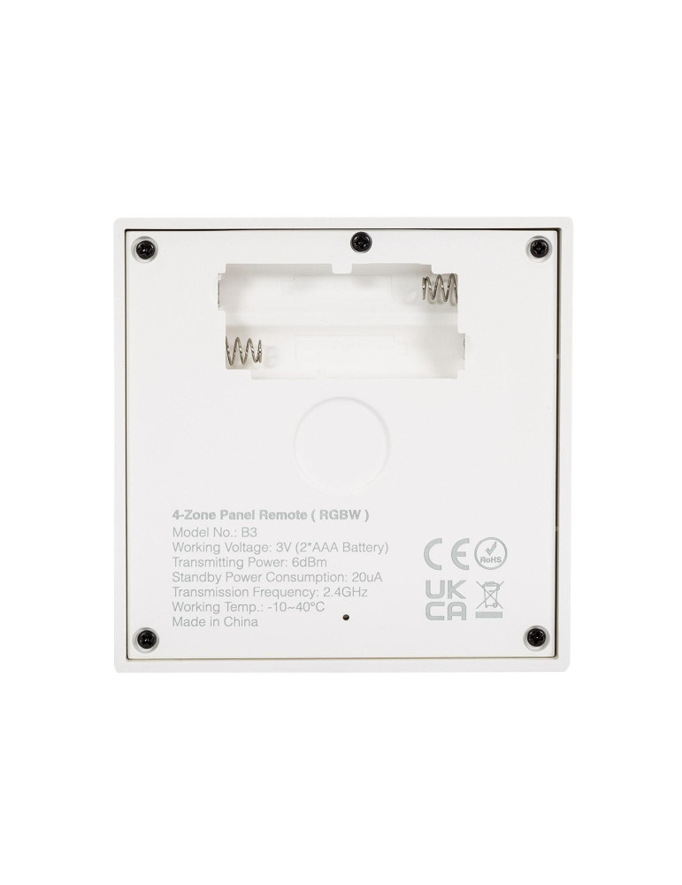 Contrôleur Variateur RGBW 12/24V DC + Télécommande RF 4 Zones MiBoxer