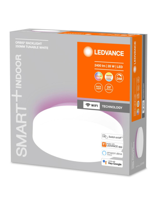 Plafonnier LED 28W Smart+ WiFi ORBIS Backlight LEDVANCE 4058075573574