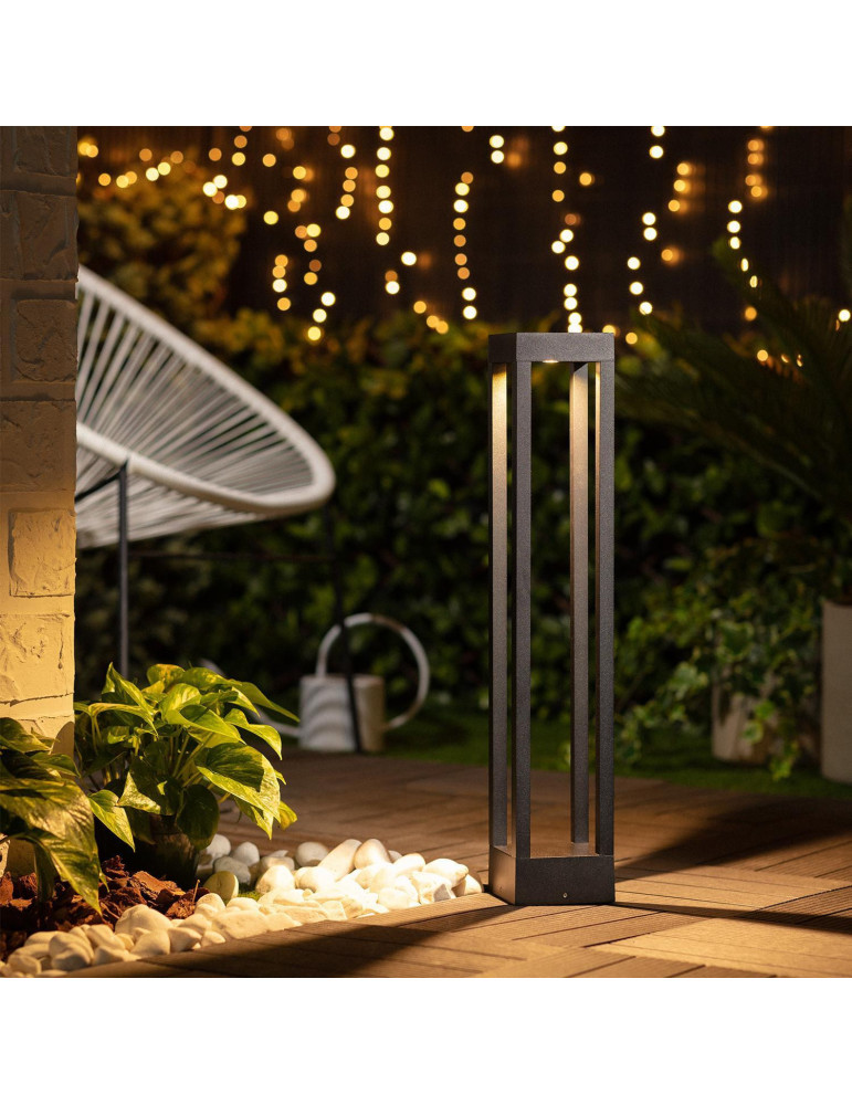 Balise LED Extérieure 7W en Saillie sur Pied 60cm Irlaya