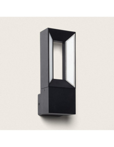 Applique Murale Extérieure LED Aluminium 2x5W Trimel Noire
