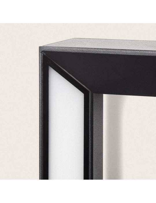 Applique Murale Extérieure LED Aluminium 2x5W Trimel Noire