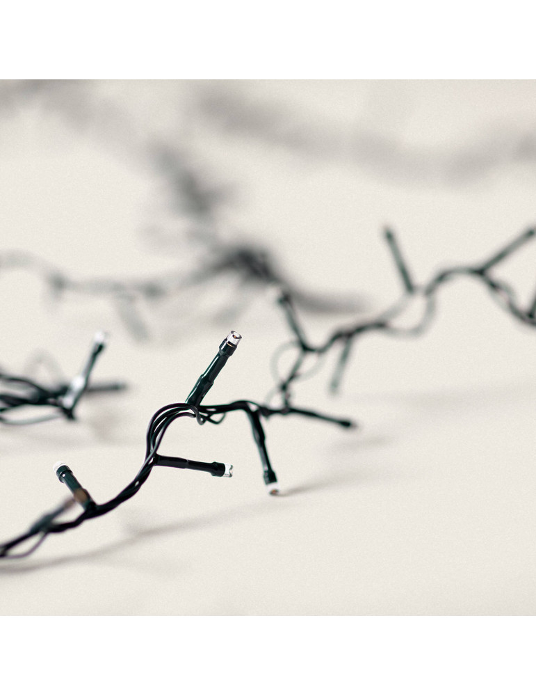 Extension 6 m pour Rideaux Guirlande LED Extérieurs Câble Noir