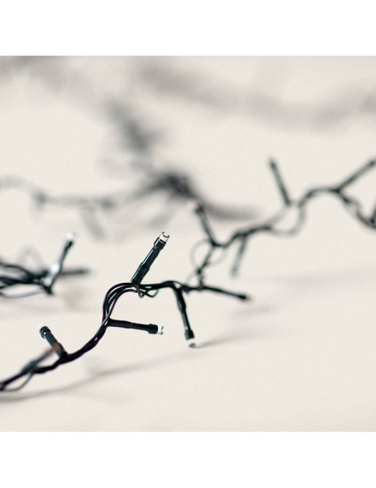 Extension 6 m pour Rideaux Guirlande LED Extérieurs Câble Noir