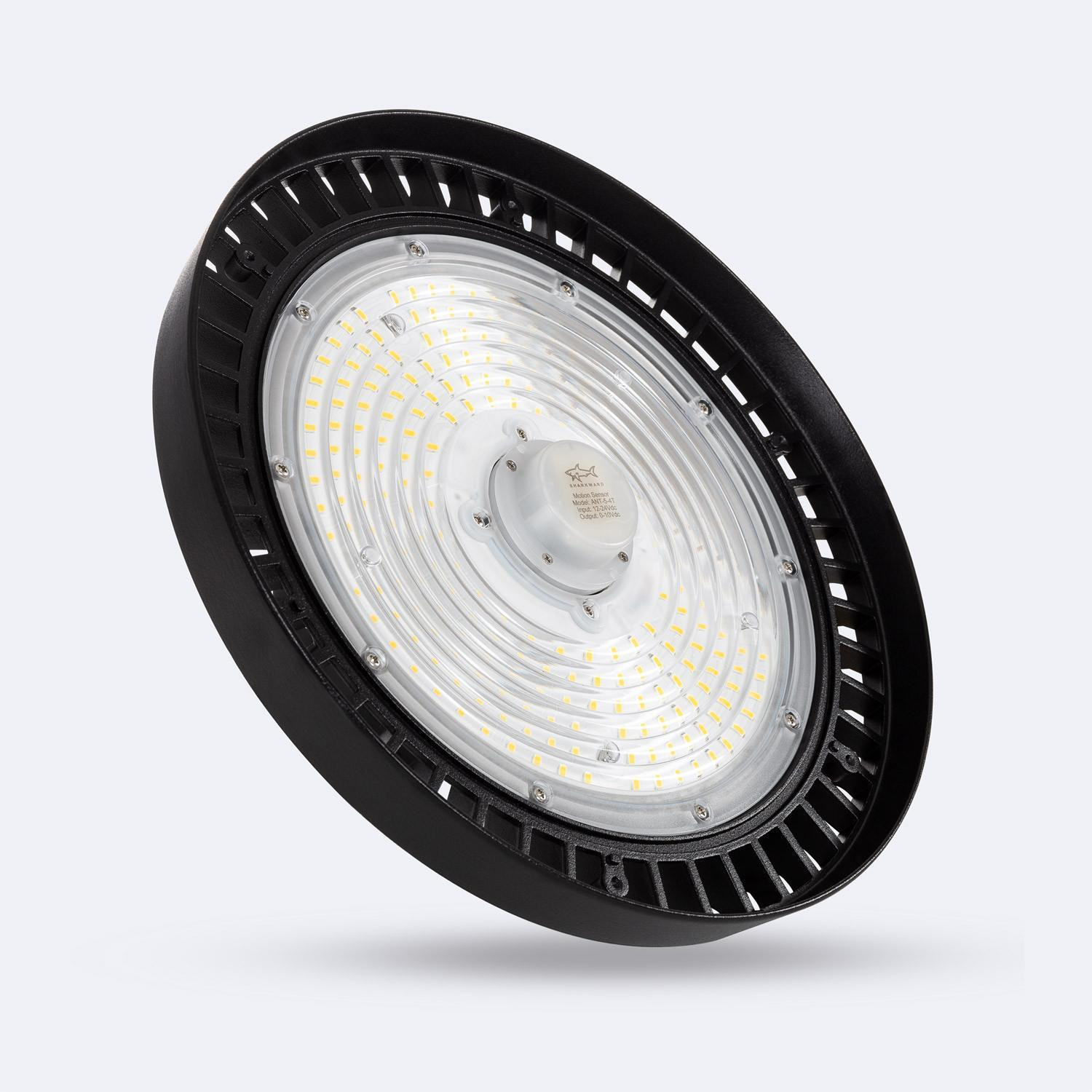 Cloche LED Industrielle UFO 200W 170lm/W LIFUD SMART Détecteur de Présence Blanc froid 5000K PIR