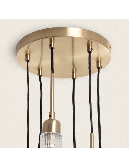 Suspension Métal et Verre Sest Iraide