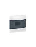 Boîte d'Encastrement Practibox S pour Cloisons Préfabriquées Porte Transparente 1x4 Modules LEGRAND 134074