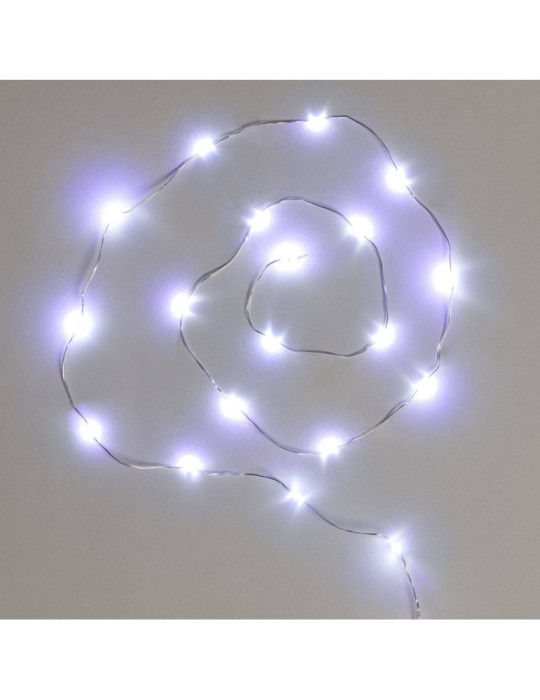 Guirlande LED Extérieure Transparente Blanc Froid 6m