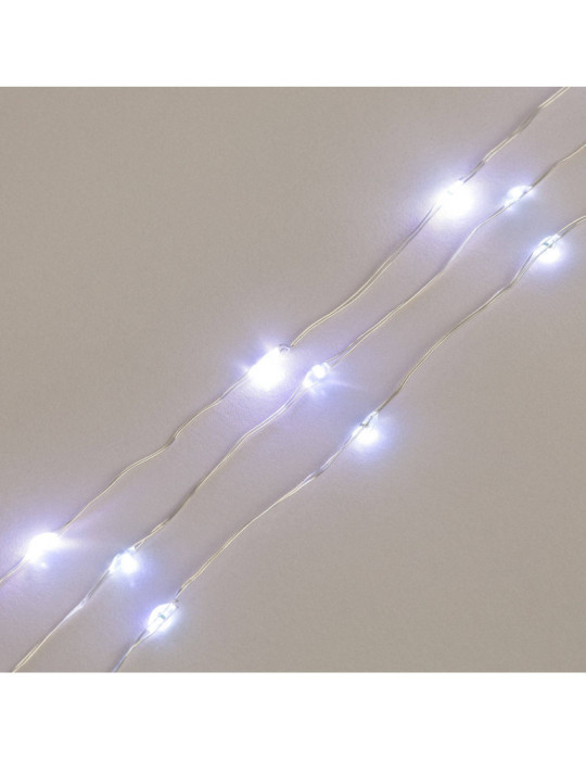 Guirlande LED Extérieure Transparente Blanc Froid 6m
