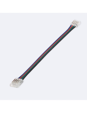 Connecteur HIPPO Double avec câble pour Ruban LED RGB 12/24V DC SMD IP20 Largeur 10mm