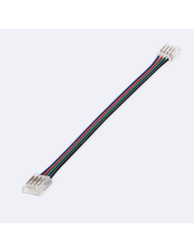 Connecteur HIPPO Double avec câble pour Ruban LED RGB 12/24V DC SMD IP20 Largeur 10mm