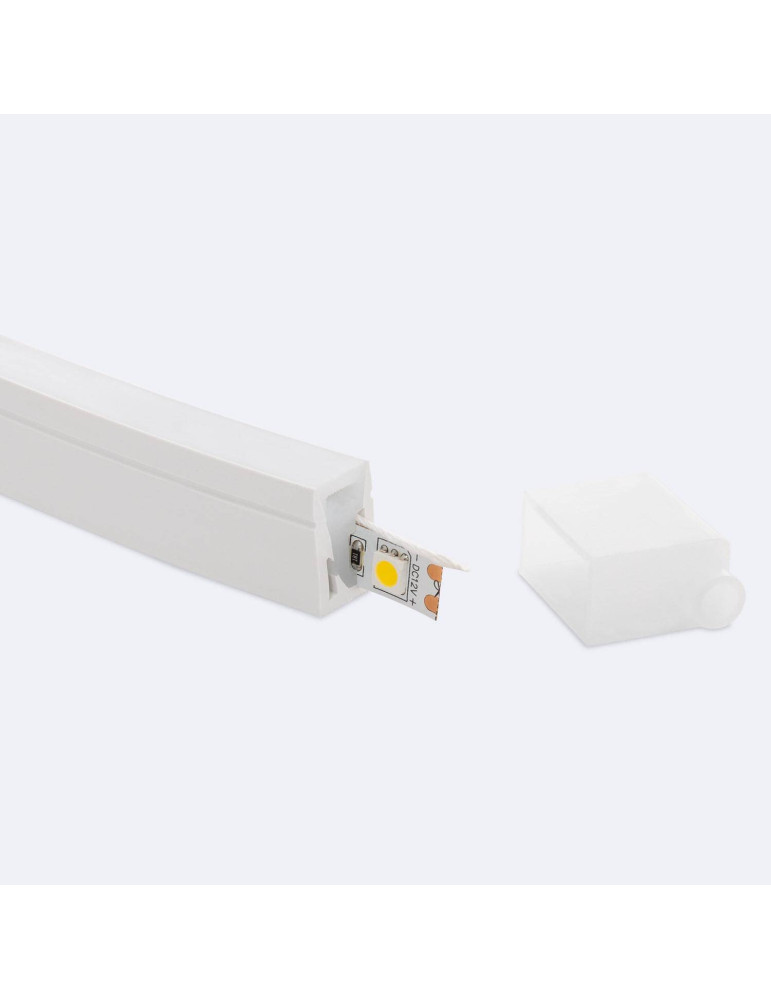 Tube Silicone LED Flex Encastré pour Ruban jusqu'à 10 mm EL1220