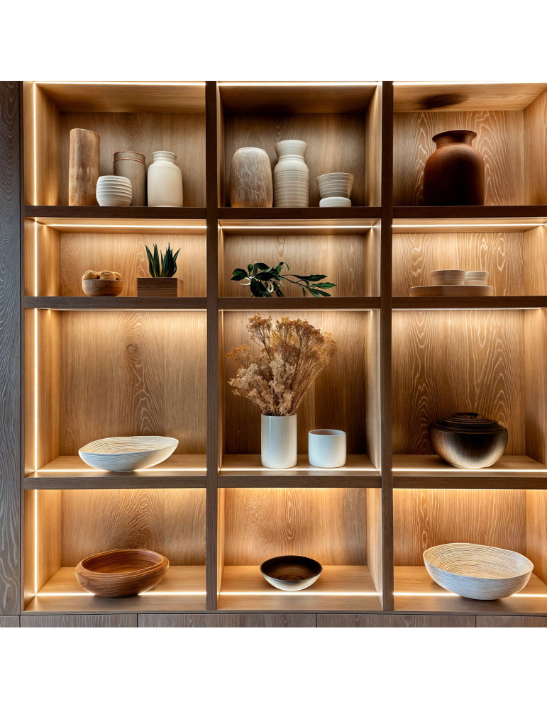 Tube Silicone LED Flex Encastré pour Ruban jusqu'à 10 mm EL1220