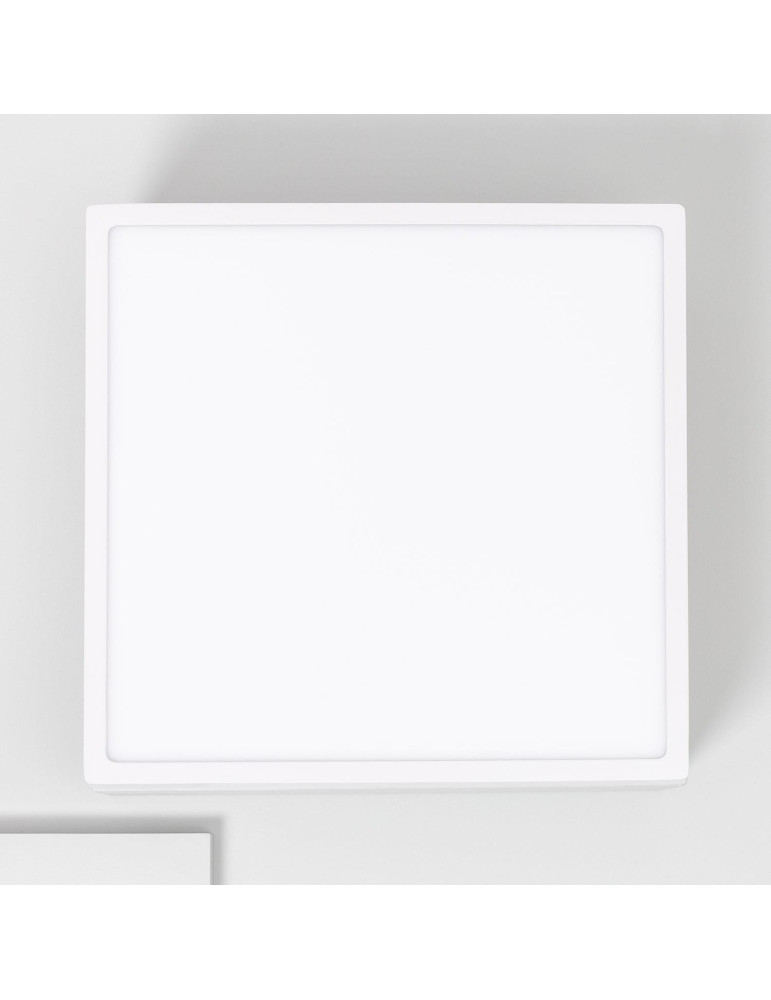 Plafonnier LED Carré 30W Extra-Plat CCT Sélectionnable 400x400 mm