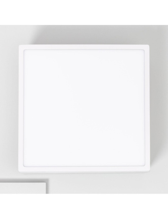 Plafonnier LED Carré 30W Extra-Plat CCT Sélectionnable 400x400 mm