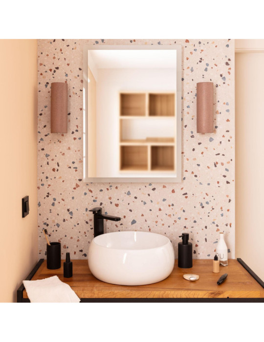 Miroir Salle de bain avec Éclairage LED Anti-buée Nerja 70x50 cm