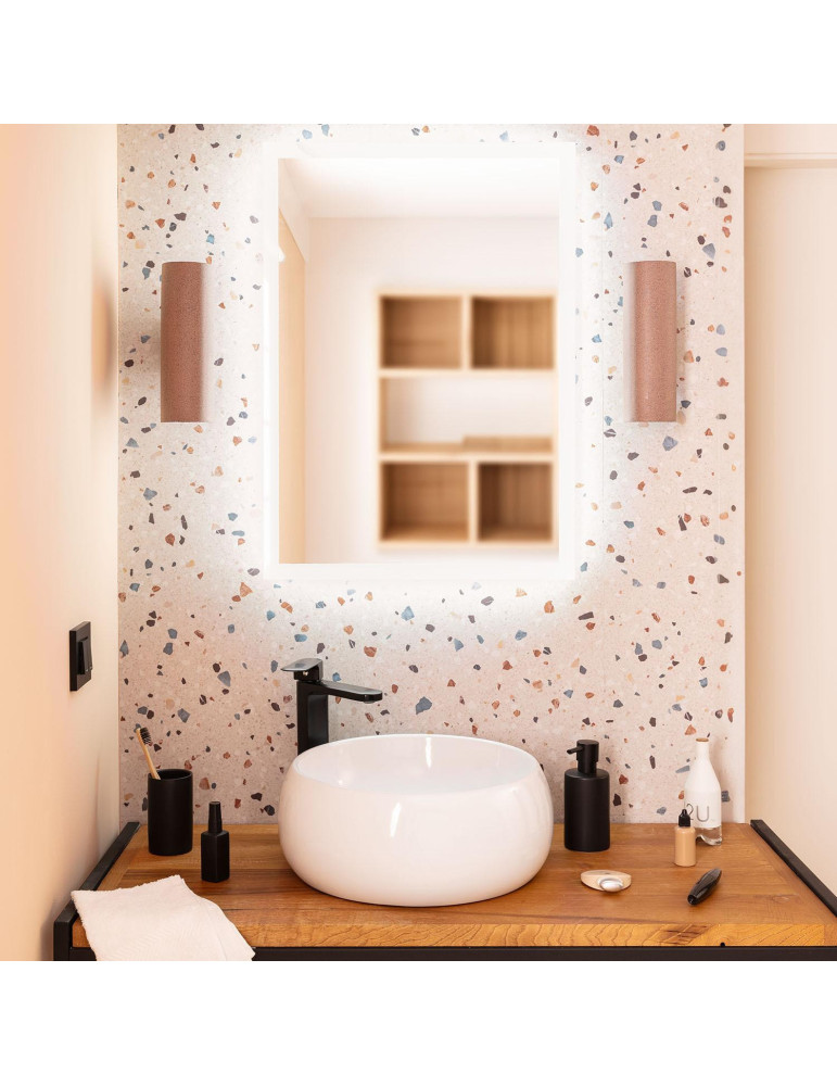 Miroir Salle de bain avec Éclairage LED Anti-buée Nerja 70x50 cm