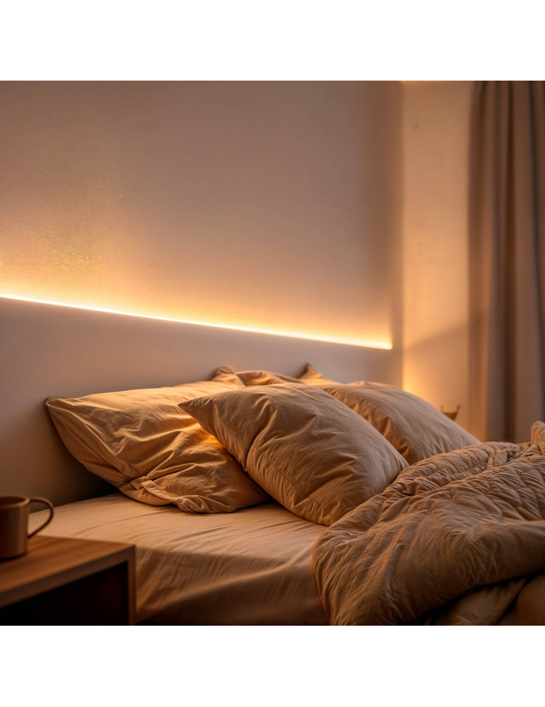 Ruban LED CCT 24V DC SMD2835 60LED/m 5m IP20 Largeur 10mm Coupe 5cm