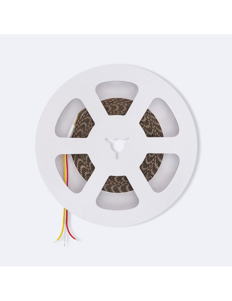 Ruban LED CCT 24V DC SMD2835 60LED/m 5m IP20 Largeur 10mm Coupe 5cm