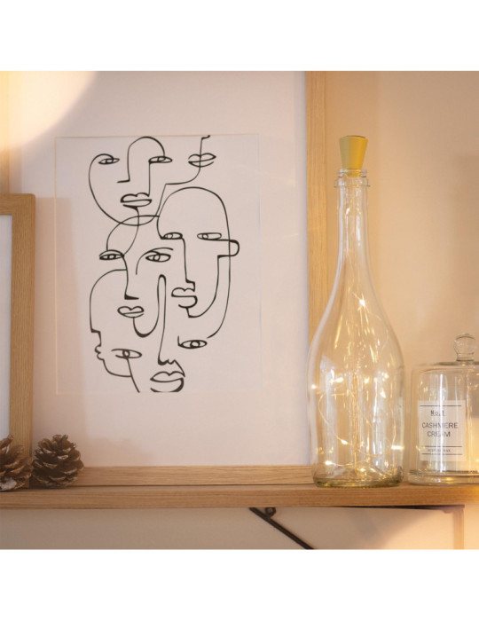 Guirlande LED Extérieure Solaire Fil de Fer pour Bouteille