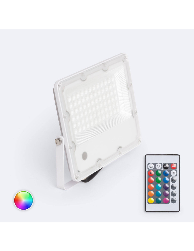 Projecteur LED 50W RGB IP65 S2 Pro avec Télécommande IR