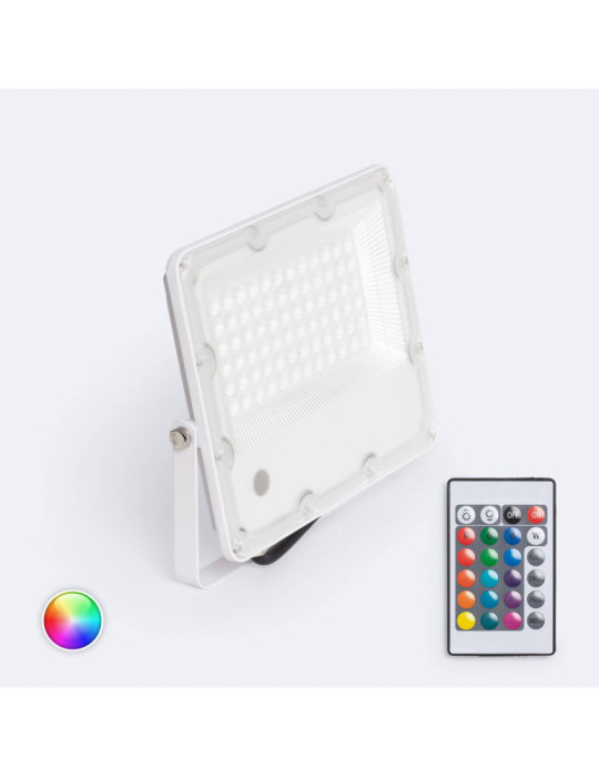 Projecteur LED 50W RGB IP65 S2 Pro avec Télécommande IR