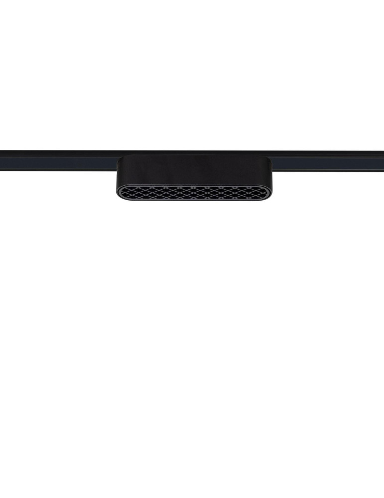 Spot Linéaire LED sur Rail Magnétique 25mm Extra-Plat 6W 48V Noir Grid 120mm