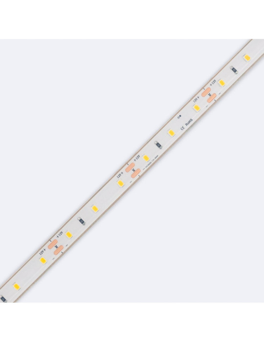 Ruban LED 12V DC SMD2835 60LED/m 5m IP68 Largeur 10mm Coupe 5cm