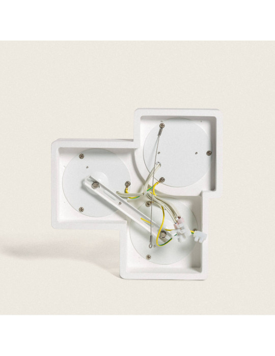 Plafonnier Plâtre 3 Spots Quman