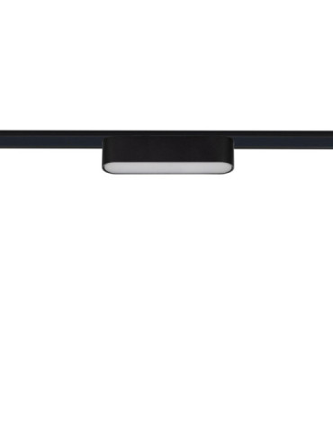 Spot Linéaire LED sur Rail Magnétique 25mm Extra-Plat 6W 48V Noir 120mm