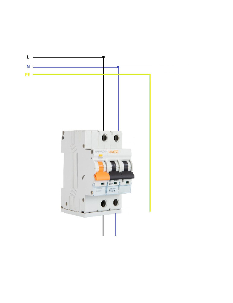 Disjoncteur Surtension Permanente MAXGE 2P