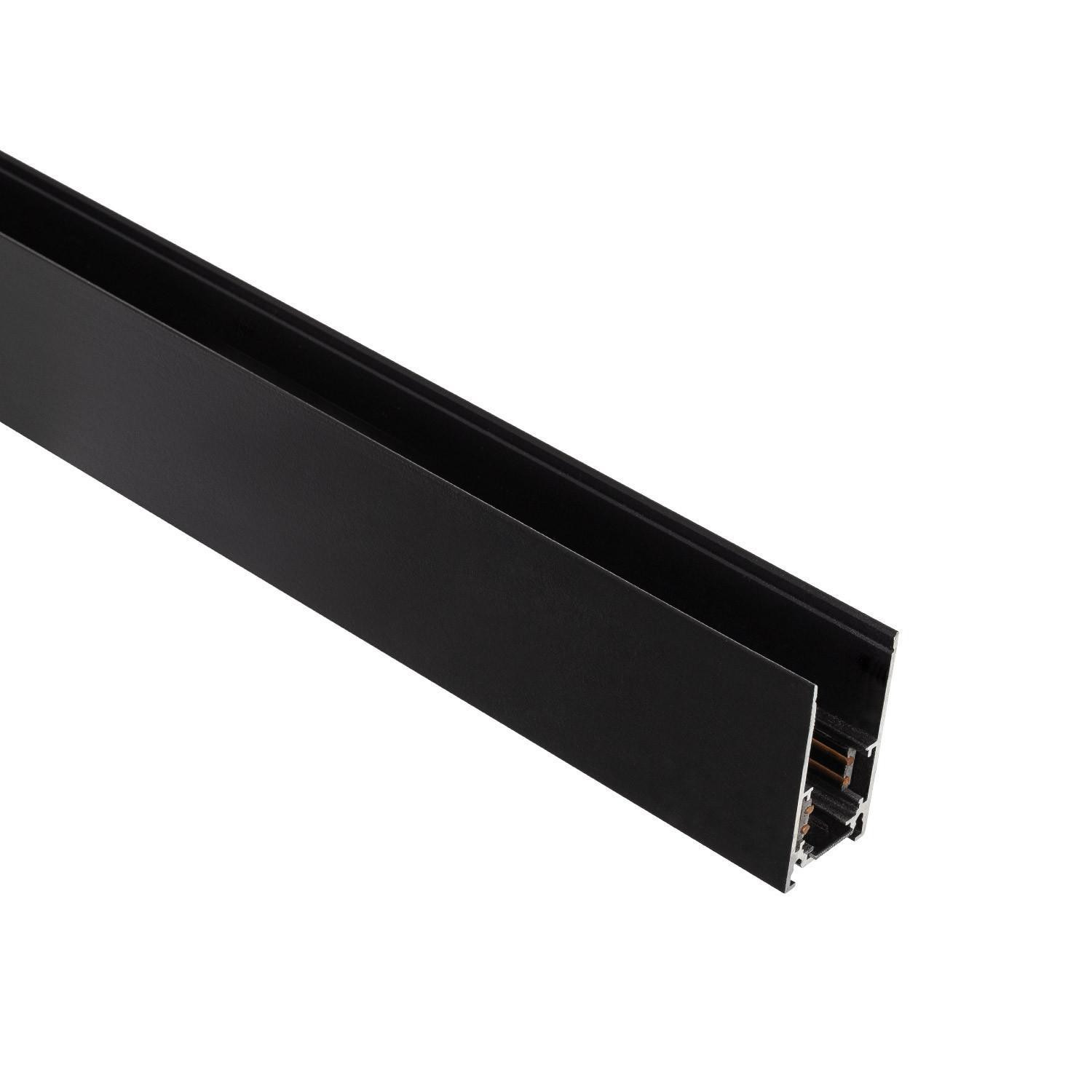 Rail Magnétique 20mm en Saillie 48V 2m Noir