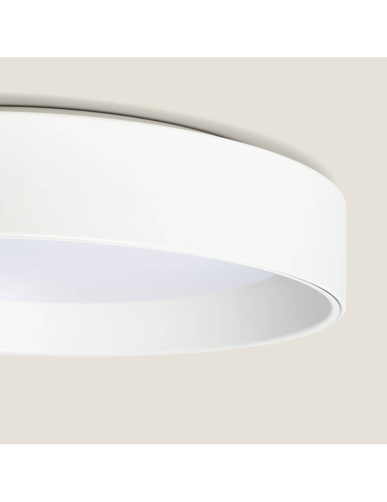 Plafonnier LED Rond Métal 20W CCT Sélectionnable Broadway Ø450 mm