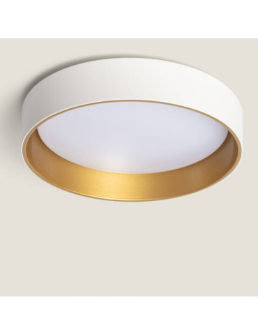 Plafonnier LED Rond Métal 20W CCT Sélectionnable Broadway Ø450 mm