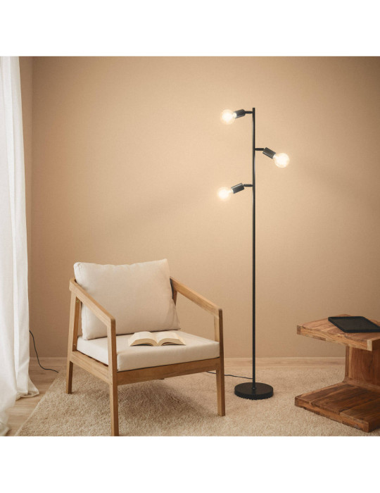 Lampadaire Métal Aratz 3 Spots