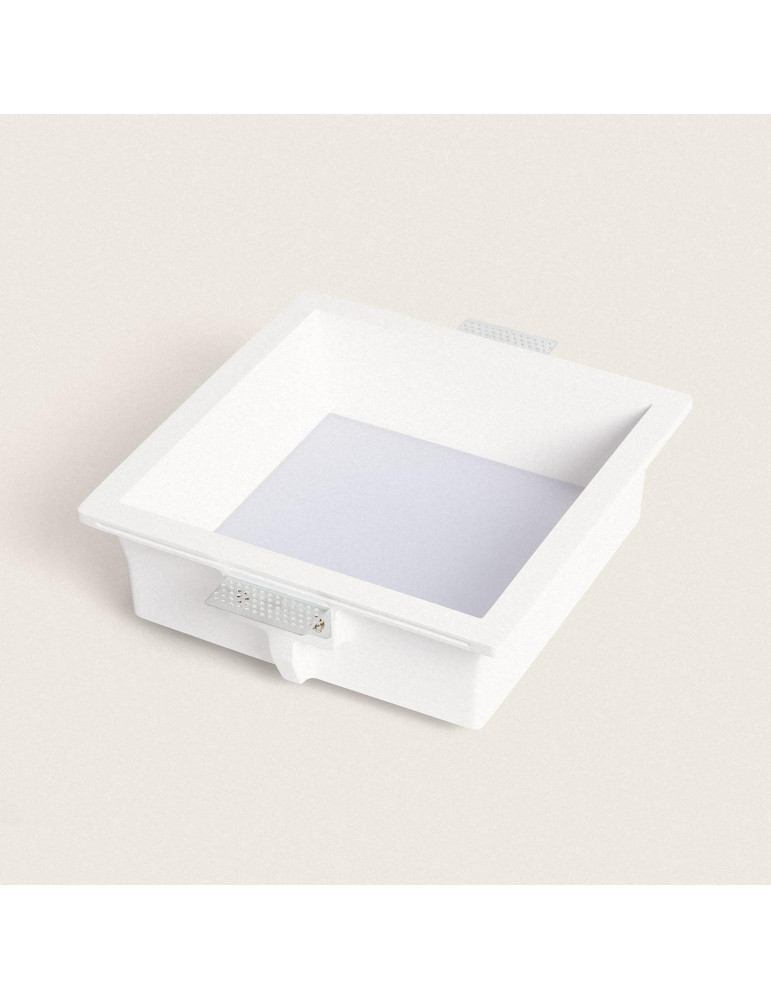 Collerette Downlight LED Intégration Plâtre/Pladur Carrée 18W Coupe 283x283 mm UGR17